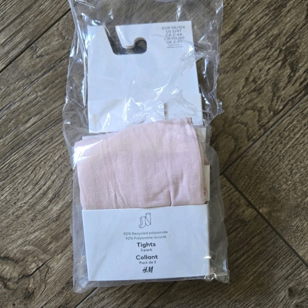 H&M girls tights size 2-4